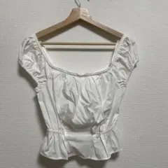 H&M ショートブラウス