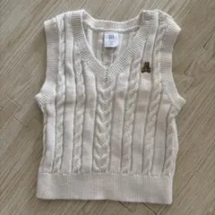GAP ベビーベスト 6-12ヶ月 アイボリー