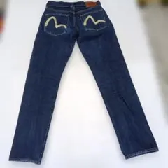 evisu donna ストレートデニム ダークブルー サイズ 3 - メルカリ
