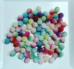 ピアス・イアリング・ハンドメイド・パーツ・コネクター・チャーム・カラフル