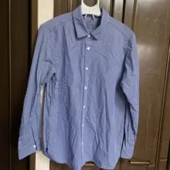 無印良品　長袖ストライプシャツ　X Lサイズ