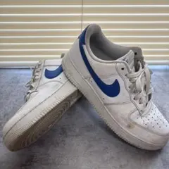Nike Air Force 1 ホワイト/ブルー スニーカー