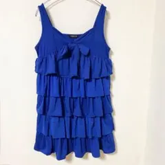 ✨未使用タグ付き✨【フェイバリティズム】フリルティアードチュニック Aライン Lのサムネイル