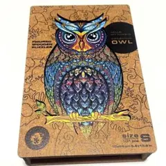Unidragon 木製パズル Charming Owl Sサイズ フクロウ