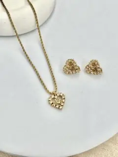Christian Dior ディオール ネックレス&イヤリング セット