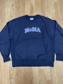 Moma champion リバースウィーブ　ロゴ　スウェット　ネイビー