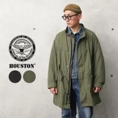 新品　ヒューストン　フィッシュテール M65 モッズコート　Lサイズ　オリーブ