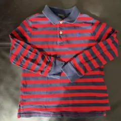 ラルフローレン ボーダー　ポロシャツ 長袖 サイズ5 110_120