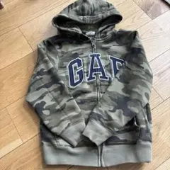 GAP KIDS 迷彩柄 フルジップパーカー M