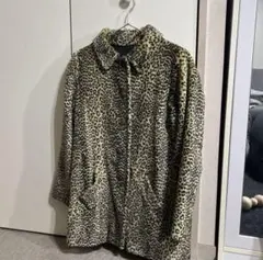 90s agnès b. leopard fur coat chester