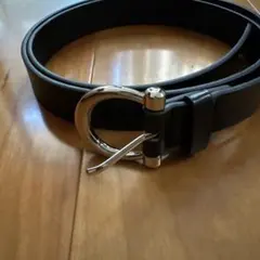 ブラックレザー調調整可能ベルト