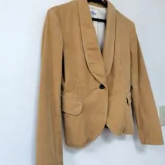 Harriss コーデュロイ ジャケット ベージュ ヘチマカラー