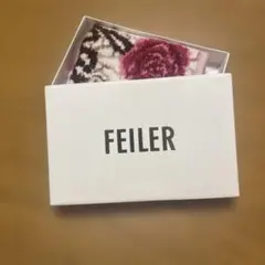 FEILER バラ柄 タオルハンカチ