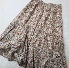 新品タグ付　UNIQLO　PAUL & JOE 花柄フレアスカート XXL