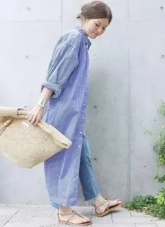 専用♡美品◆TICCA【SOMELOS社 高級リネン100%◆シャツワンピース】 極美品】TICCA ソメロス社 リネンシャツワンピース - メルカリ