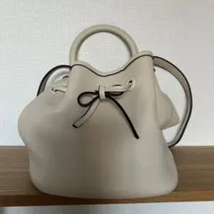 FRAY I.D メタルハンドルリボンバッグ