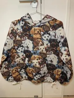 POPPY メニードッグゴブランパーカー あさぎーにょ 犬 フード パーカー