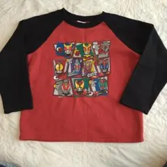 仮面ライダー 平成ライダー トレーナー 赤と黒 120cm