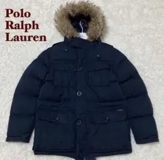 人気✨ ポロラルフローレン　ダウンジャケット　ファーコート　M ネイビー　中綿