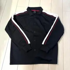 お値下げ！新品タグ付き　ブラックジャージ 160サイズ ストライプデザイン