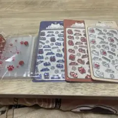 猫デザインシール3シートセット