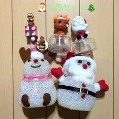 クリスマス用品　飾り　装飾品　置物　サンタ＆トナカイ他セット売り