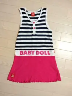 BABY DOLL ノースリーブワンピース120