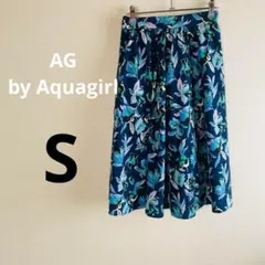 AG by Aquagirl ボタニカル柄　フレアスカートSのサムネイル