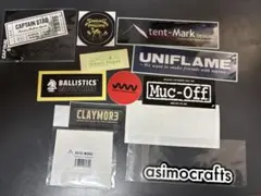 アウトドアステッカーセット