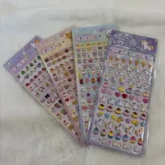 プッチもちシール4種