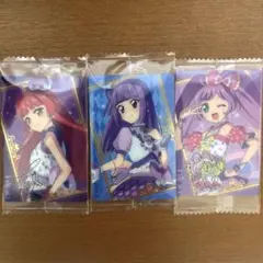 アイカツ プリパラ ウエハース 氷上スミレ 真中らぁら 北条そふぃ
