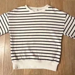 裏起毛⭐︎ストライプ トレーナー 130サイズ