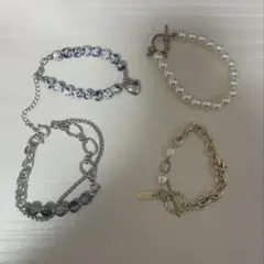 shein シーイン シルバー ゴールド ブレスレット まとめ売り