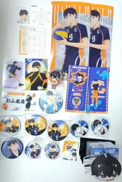 影山飛雄　セットまとめ売り　おまんじゅうにぎにぎマスコット他　ハイキュー!!