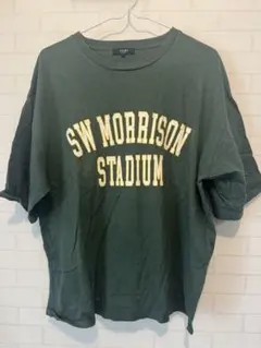 BEAMS HEART / メランジ レタード ビッグ Tシャツ