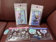 新品未開封4種！ふしぎの国のアリス ヤングオイスター　オーロラマルチポーチのサムネイル