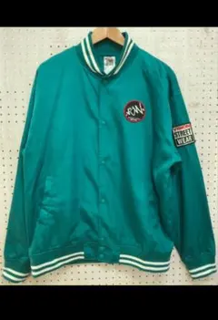 VISION STREET WEAR レトロ古着 スポーツ スタジャン ブルゾン