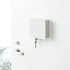 山崎実業　マグネットキーフック2段 タワー　ホワイト