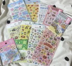 セリアシール平成アニマルシリーズ　 NATSUきゃわいい　おはじき　平成レトロ