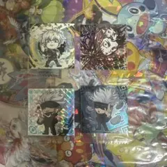 呪術廻戦　ウエハースシール4枚セット　五条悟　虎杖悠仁