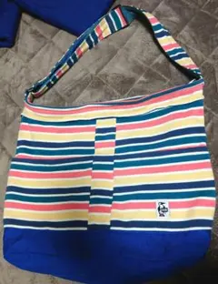 CHUMS　ショルダーバッグ　（ストライプ柄）