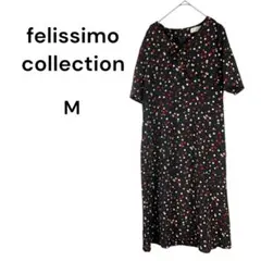 フェリシモfelissimo ドット柄 半袖ワンピース Mサイズ　フリル