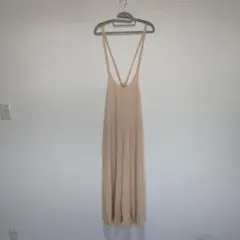 「新品」ANAP キャミサロペット ベージュ