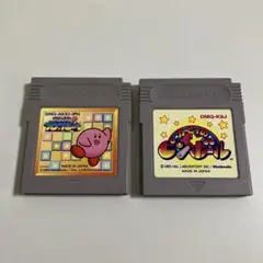 カービィのピンボール カービィのブロックボール ゲームボーイ　ソフト