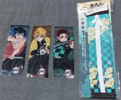 バンド付ペンポーチ A 炭治郎 + クリアしおり3枚セット