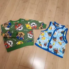 パウパトロールセット☆トレーナー&ベスト☆110