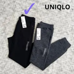 ユニクロ ウルトラストレッチ ドライスウェットパンツ 150 ブラック 黒