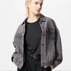 美品♡UNIQLO デニムオーバーサイズジャケット