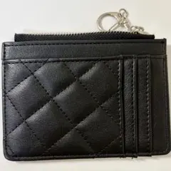 【美品】カードケース コインケース ブラック ミニ財布