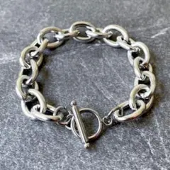 シルバーリンクチェーンブレスレット